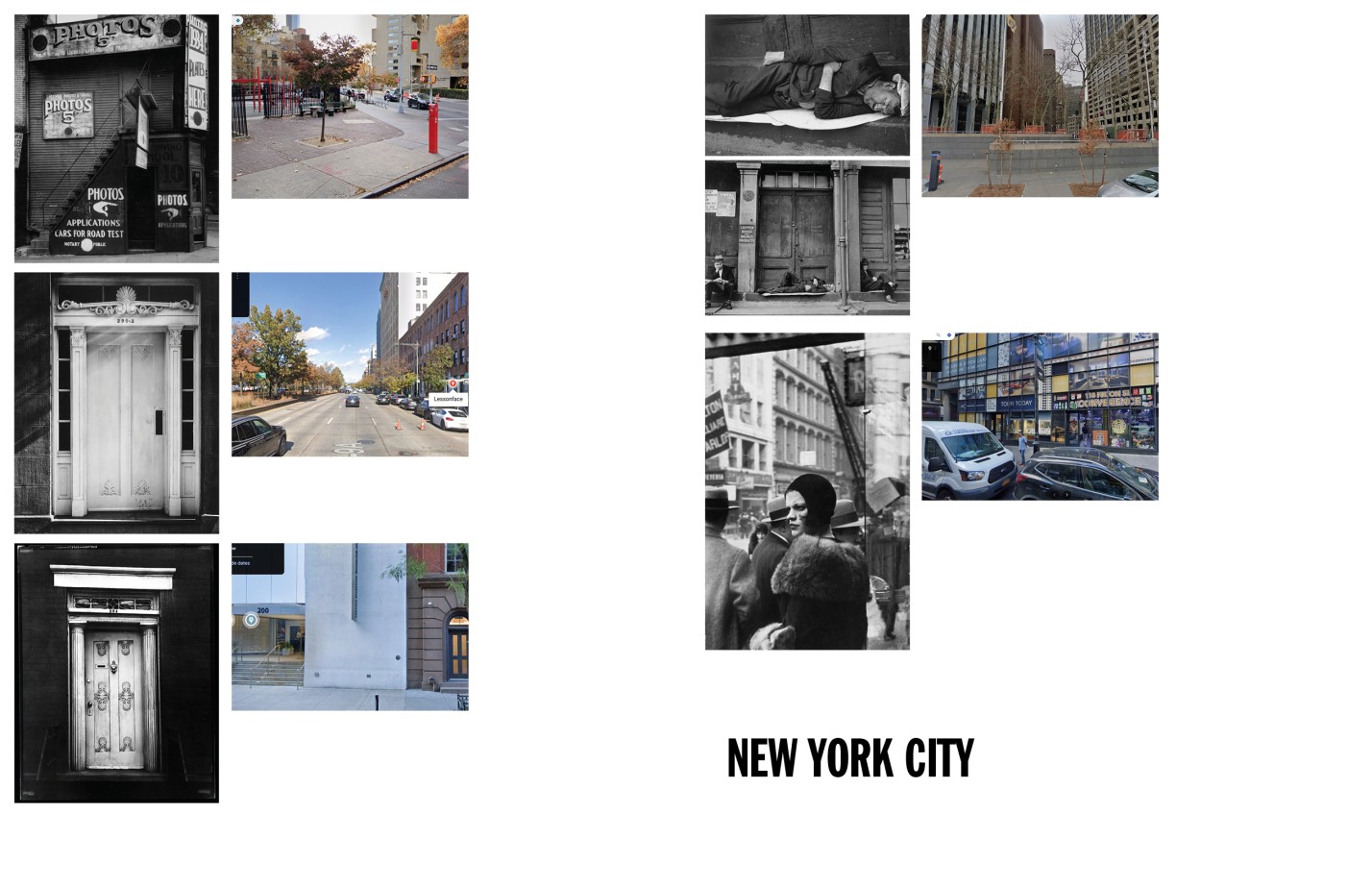 Camille Fallet - Body Double - *Body Double a work in progress*, construction d'un remake du livre *American Photographs* de Walker Evans.