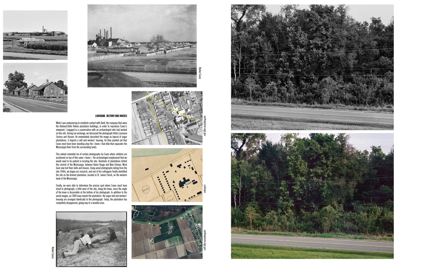 Camille Fallet - Body Double - *Body Double a work in progress*, construction d'un remake du livre *American Photographs* de Walker Evans.