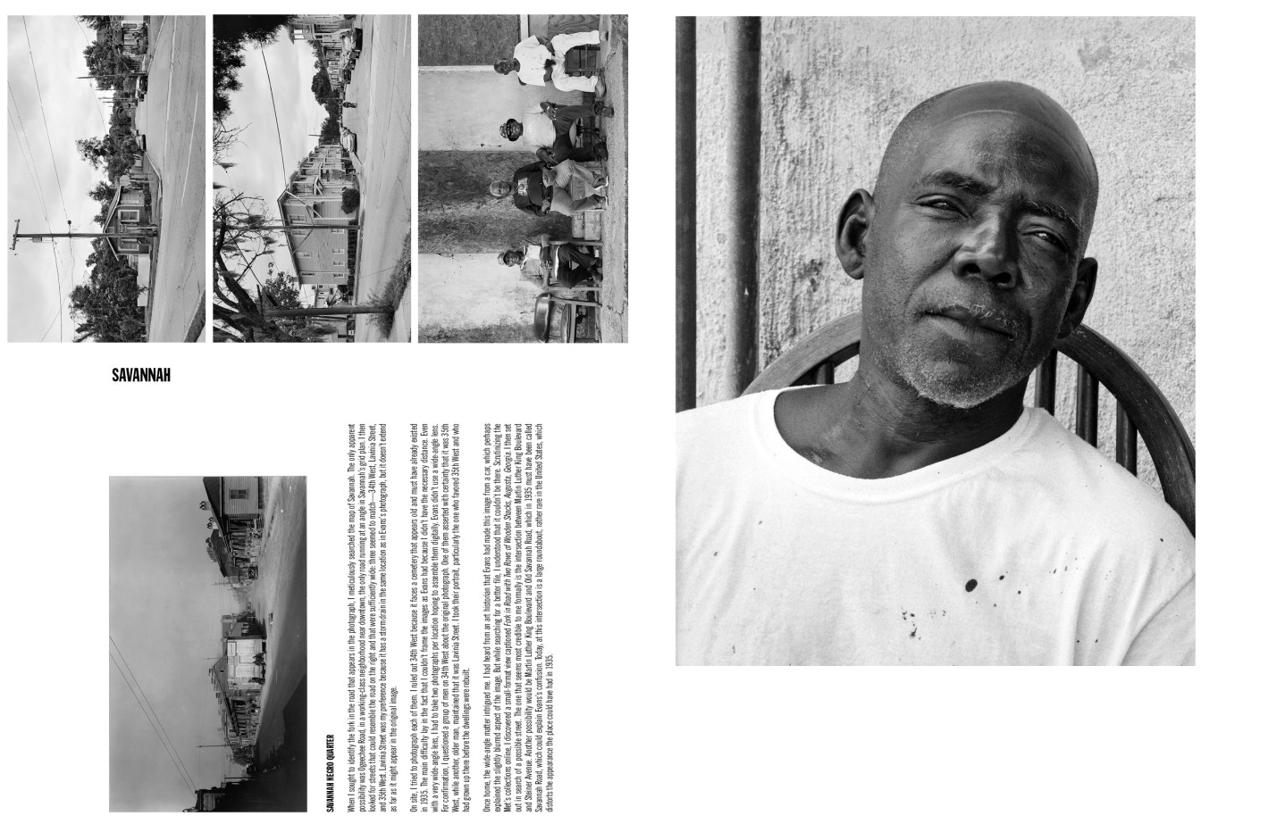 Camille Fallet - Body Double - *Body Double a work in progress*, construction d'un remake du livre *American Photographs* de Walker Evans.